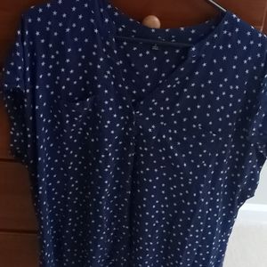 Torrid star print shirt size 2